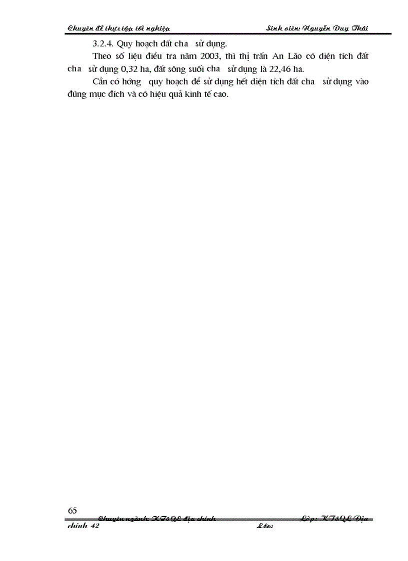 image for page Quy hoạch sử dụng đất thị trấn An Lão huyện An Lão thành phố Hải Phòng giai đoạn 2003 2010