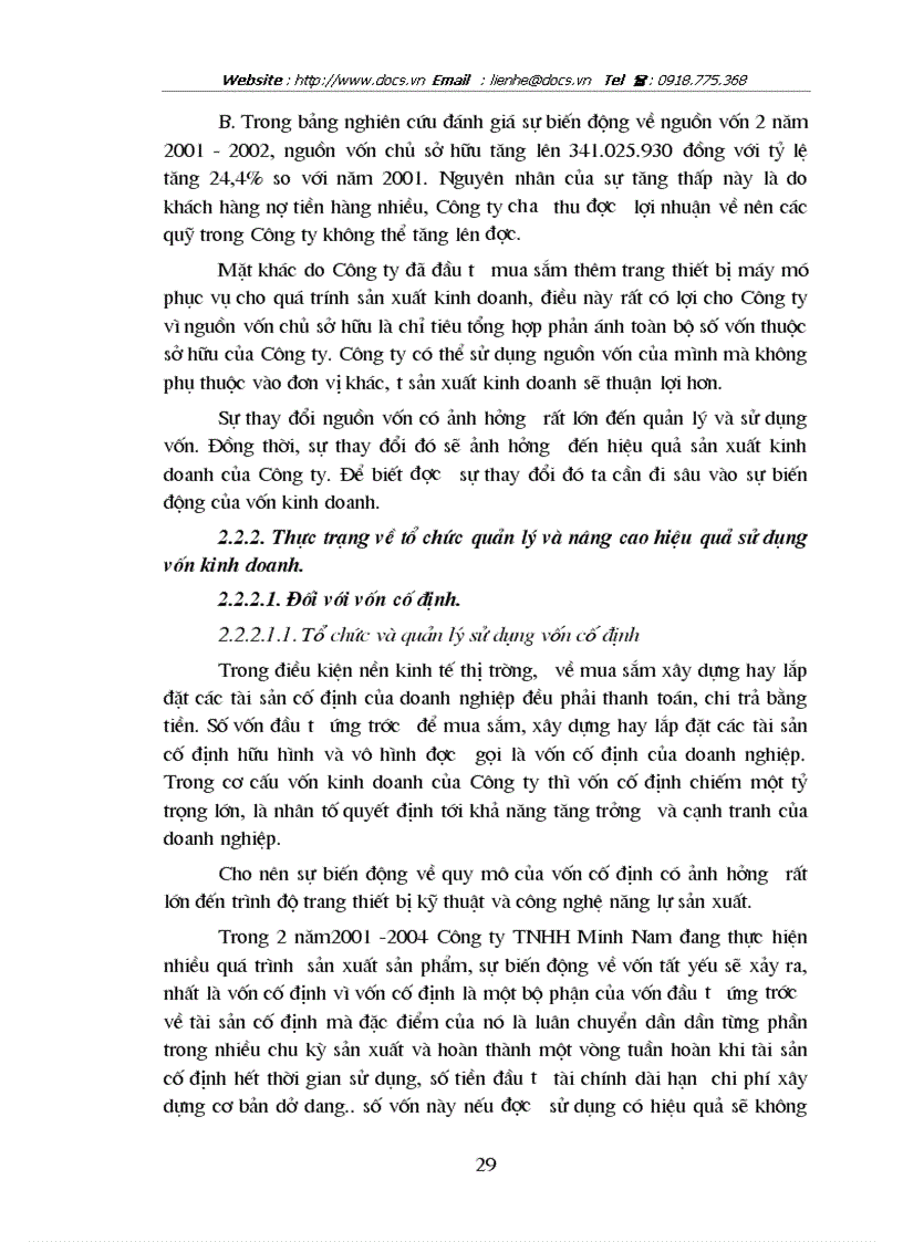 image for page Vốn và các giải pháp nâng cao hiệu quả sử dụng vốn kinh doanh ở Công ty vận tải Biển Bắc