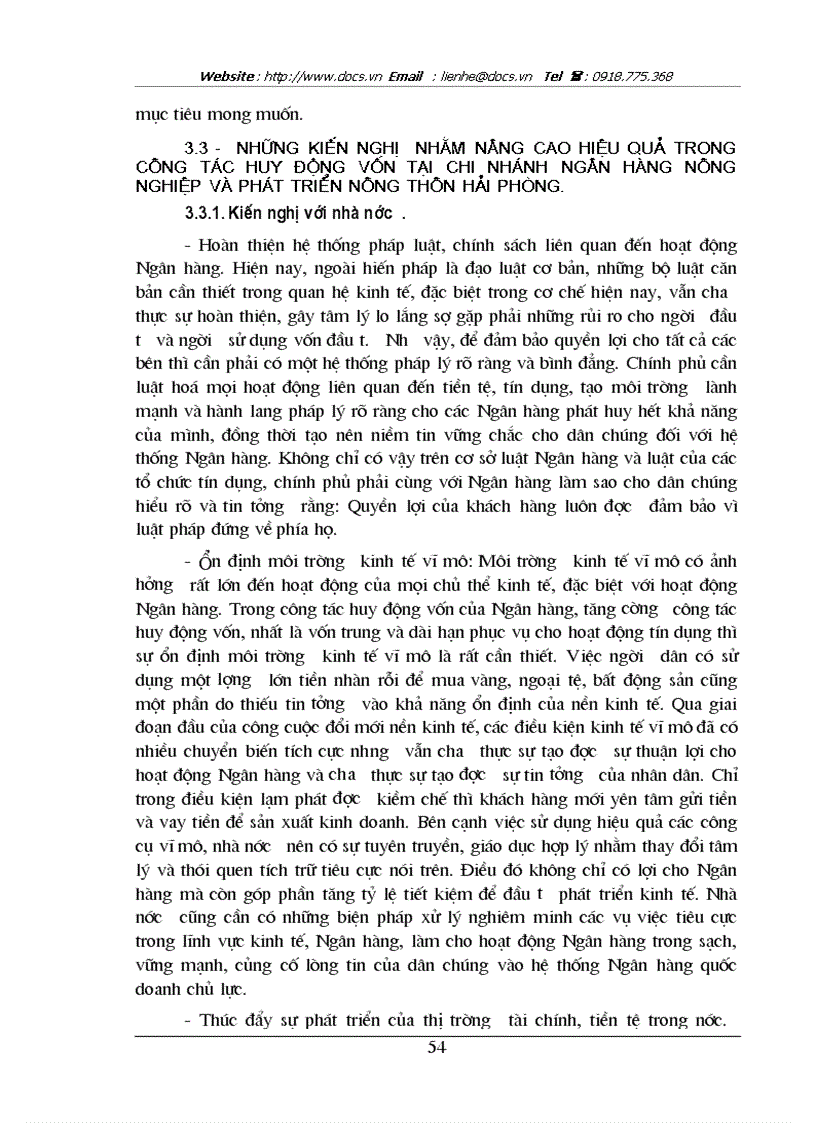 image for page Thực trạng và giải pháp huy động vốn tại chi nhánh ngânhàng NHNo PTNT AgriBank Hải Phòng