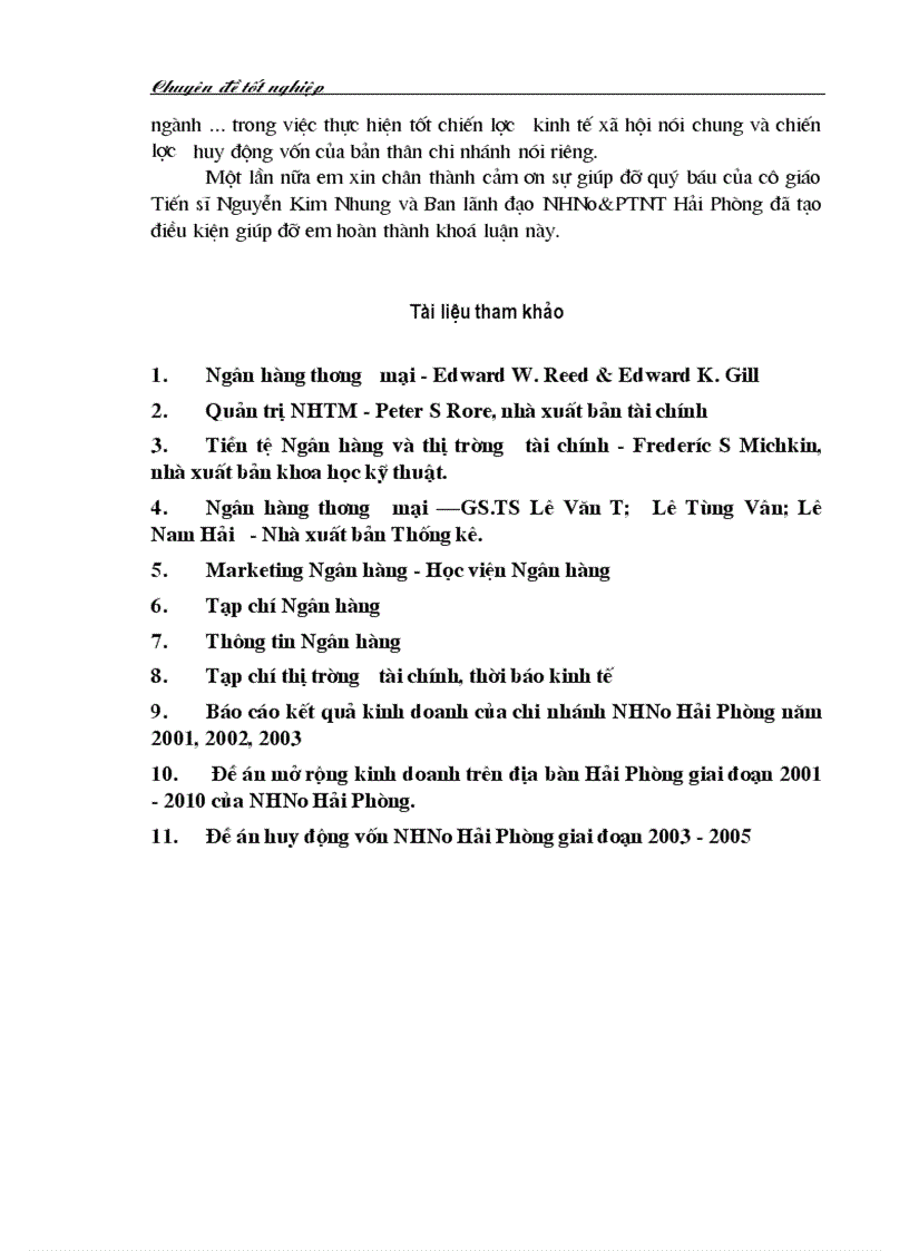 image for page Thực trạng và giải pháp huy động vốn tại chi nhánh ngânhàng NHNo PTNT AgriBank Hải Phòng