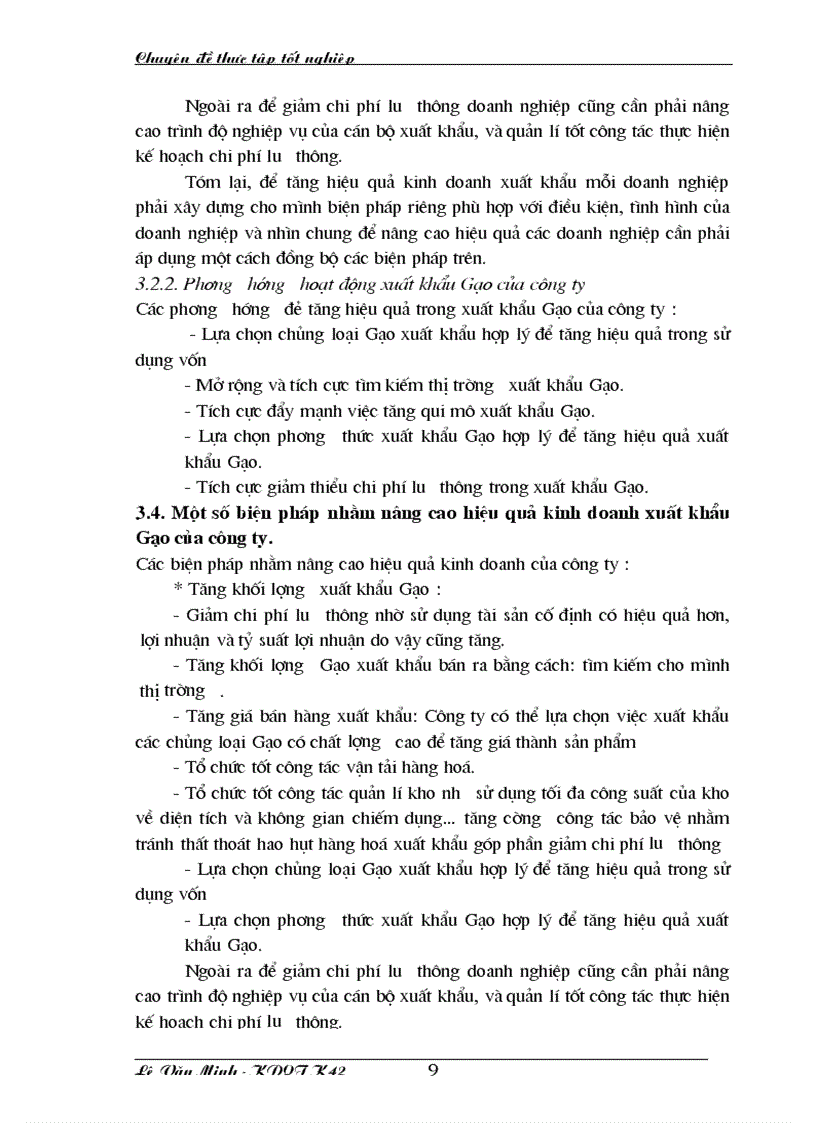 image for page 1số biện pháp nhằm nâng cao hiệu quả xuất khẩu gạo của Công ty XNK Tổng hợp 1 Bộ Thương mại