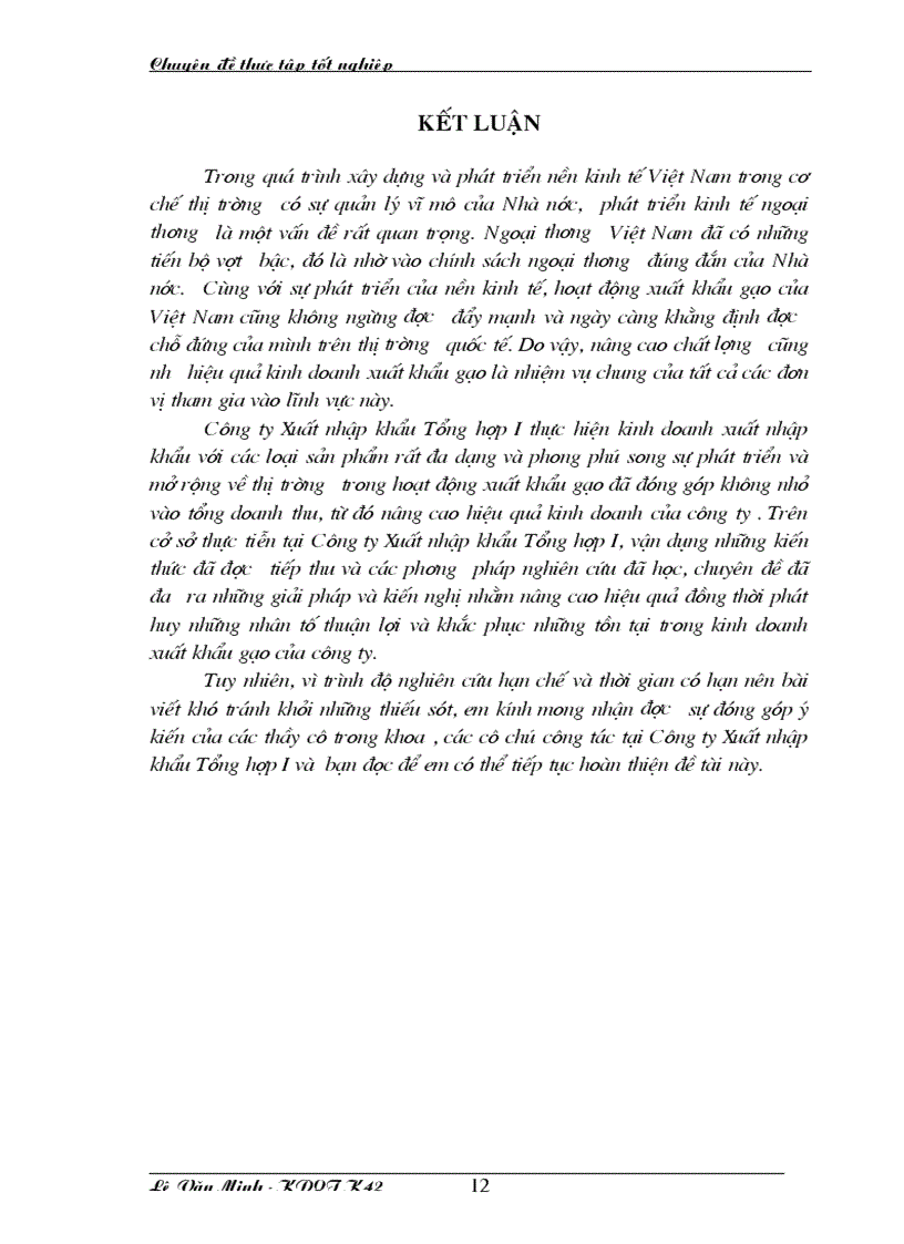 image for page 1số biện pháp nhằm nâng cao hiệu quả xuất khẩu gạo của Công ty XNK Tổng hợp 1 Bộ Thương mại