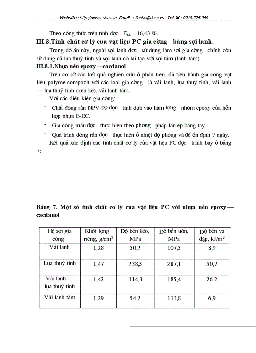 image for page Nghiên cứu chế tạo vật liệu polyme compozit trên cơ sở nhựa epoxy novolac epoxy cacdanol gia cường bằng sợi lanh