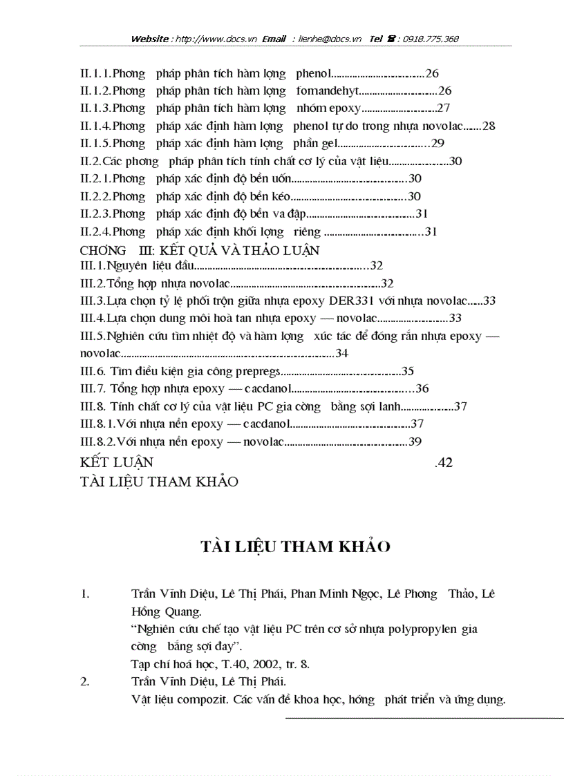image for page Nghiên cứu chế tạo vật liệu polyme compozit trên cơ sở nhựa epoxy novolac epoxy cacdanol gia cường bằng sợi lanh