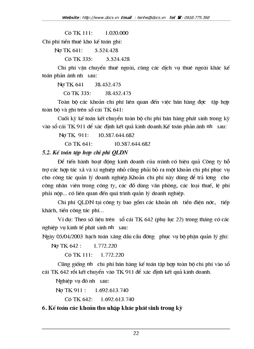 image for page Hoàn thiện công tác kế toán bán hàng và xác định kết quả kinh doanh tại Công ty hỗ trợ các hợp tác xã và xí nghiệp nhỏ lt KTDNTM gt