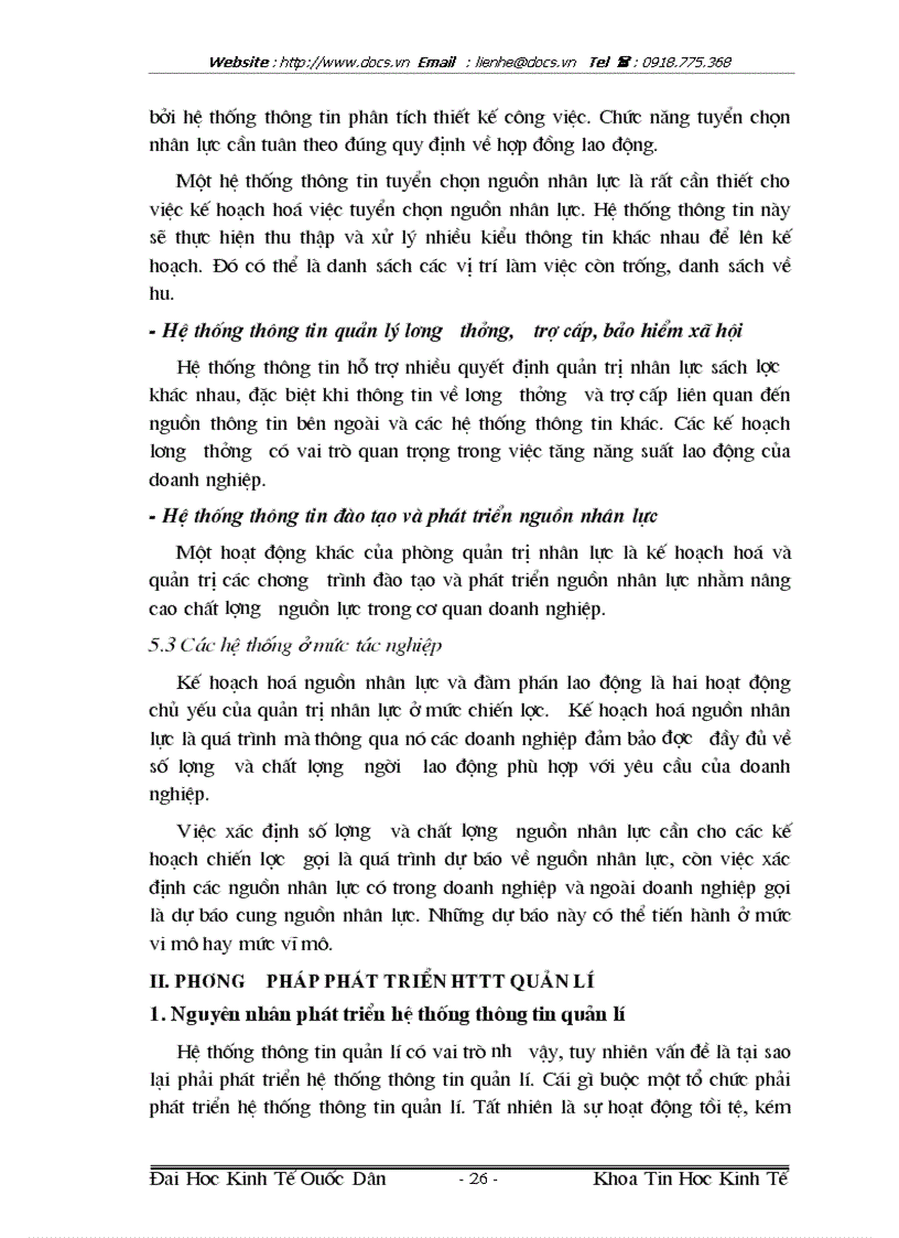 image for page Phân tích thiết kế hệ thống thông tin quản lý nhân sự Visual Foxpro