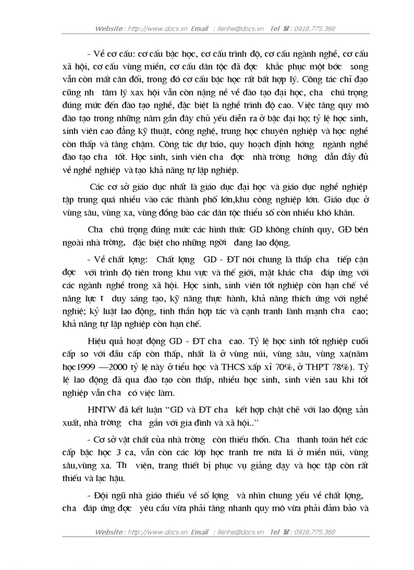 image for page Tình hình đầu tư phát triển giáo dục đào tạo của Việt Nam trong thời gian qua