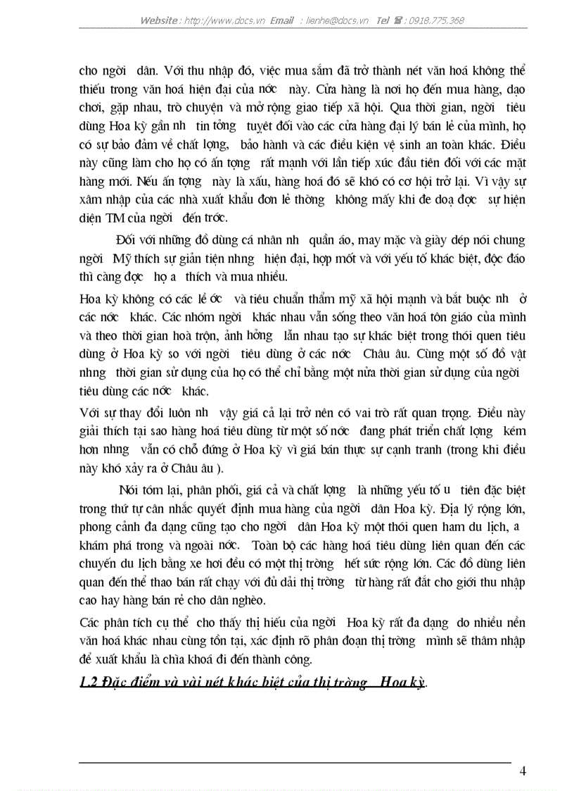 image for page Thị trường Mỹ và triển vọng xuất khẩu hàng hoá của Việt nam sang thị trường Mỹ