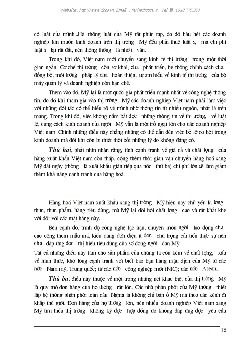 image for page Thị trường Mỹ và triển vọng xuất khẩu hàng hoá của Việt nam sang thị trường Mỹ