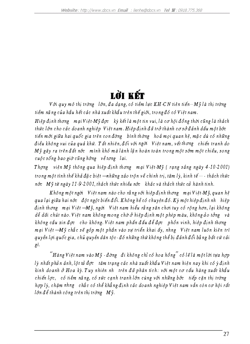 image for page Thị trường Mỹ và triển vọng xuất khẩu hàng hoá của Việt nam sang thị trường Mỹ