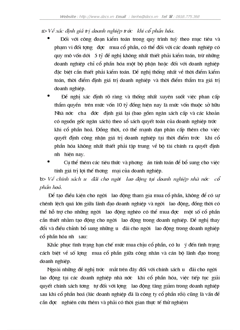 image for page Cổ phần hoá một bộ doanh nghiệp nhà nước ở Việt Nam