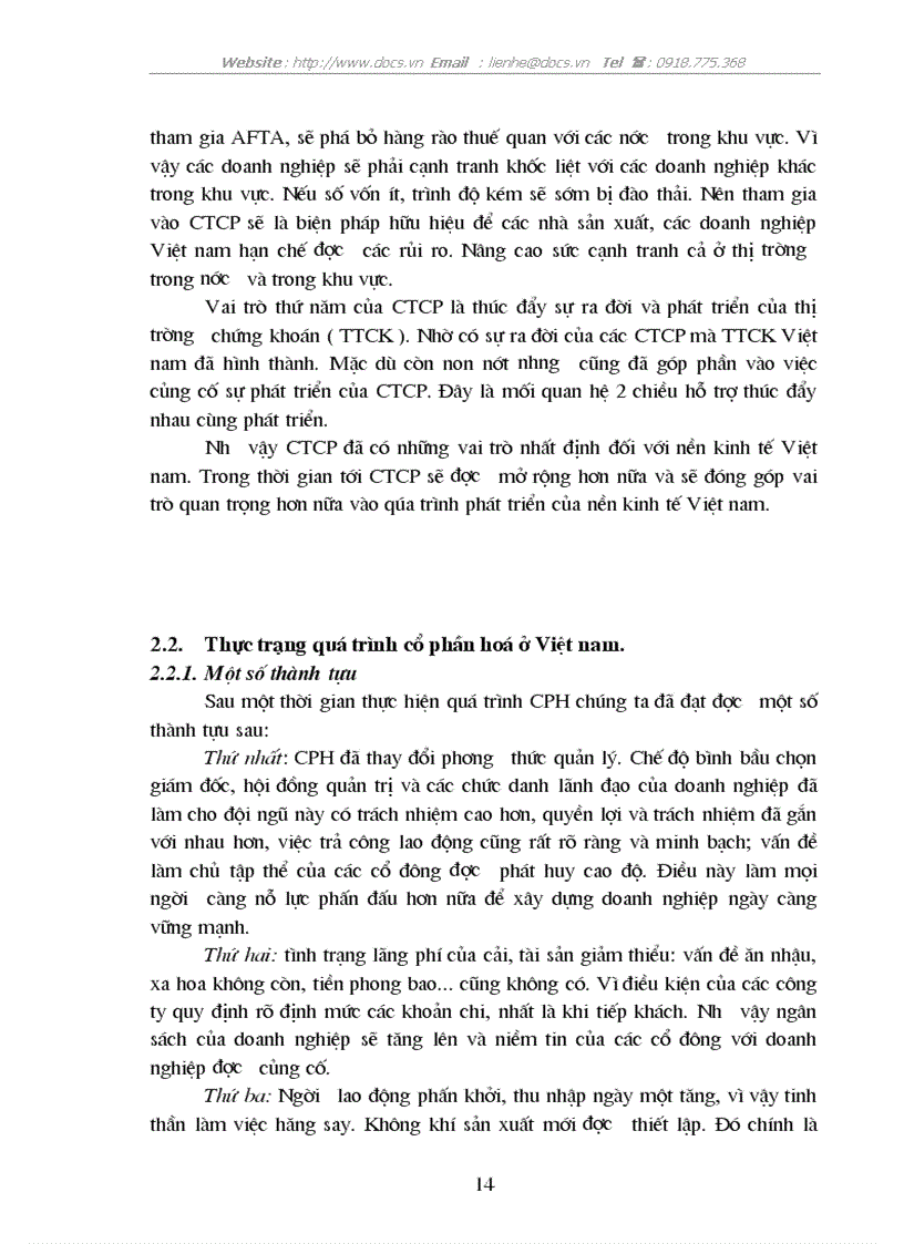 image for page CTCP và vai trò của nó trong phát triển kinh tế ở nước ta hiện nay