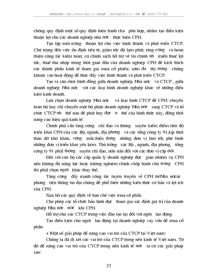 image for page CTCP và vai trò của nó trong phát triển kinh tế ở nước ta hiện nay