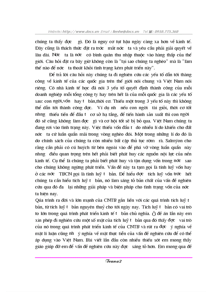 image for page Tích luỹ tư bản