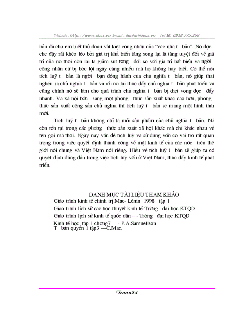 image for page Tích luỹ tư bản