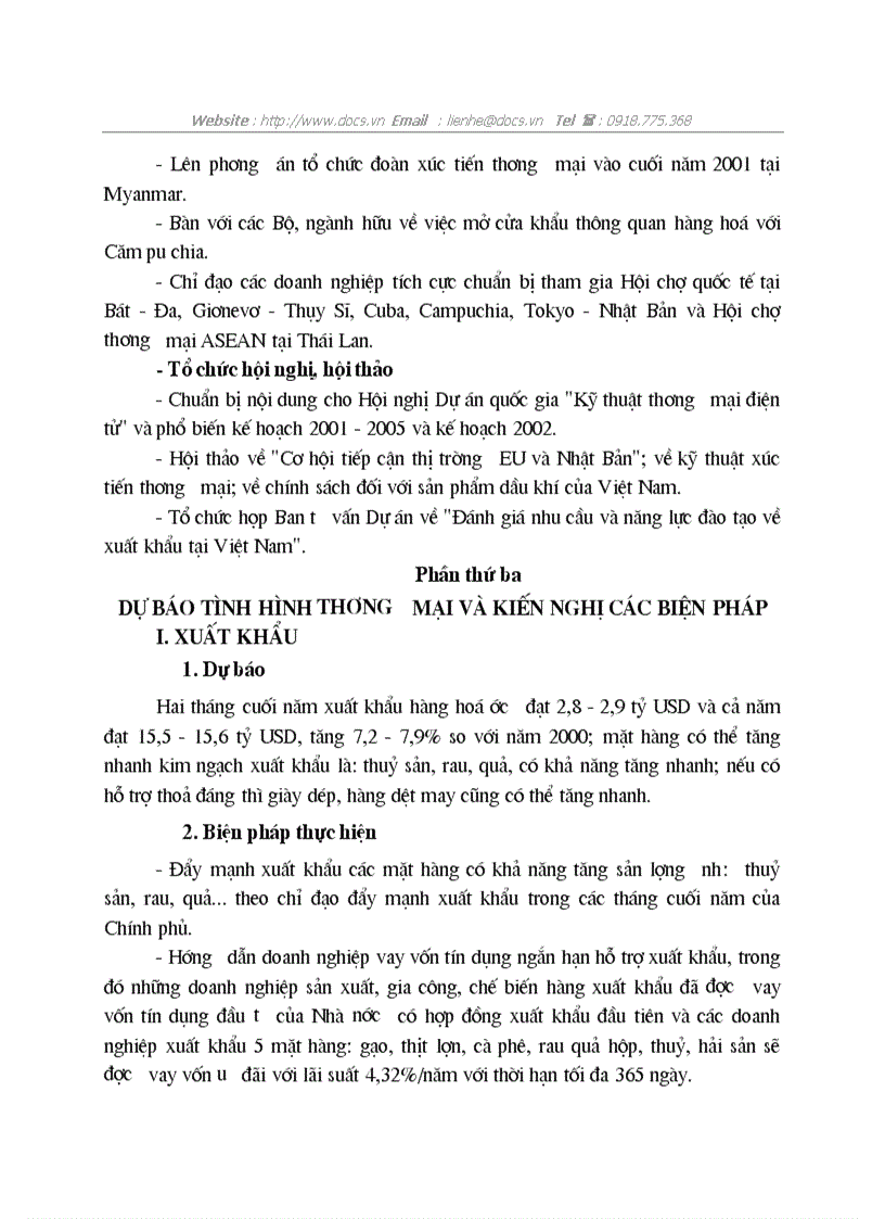 image for page TÌNH HÌNH THỰC HIỆN KẾ HOẠCH THƯƠNG MẠI tháng 9 2002