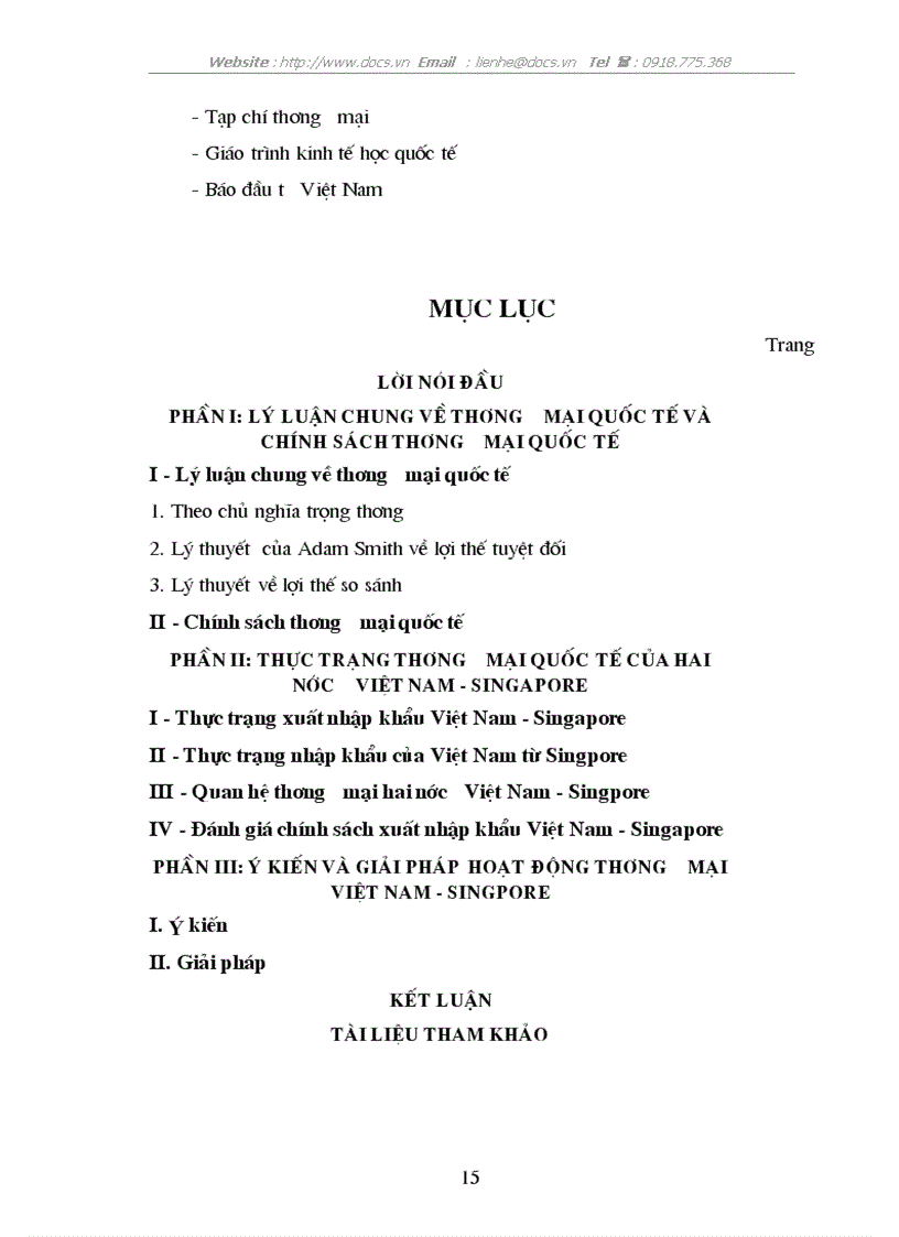 image for page Hoạt động thương mại Việt Nam Singapore