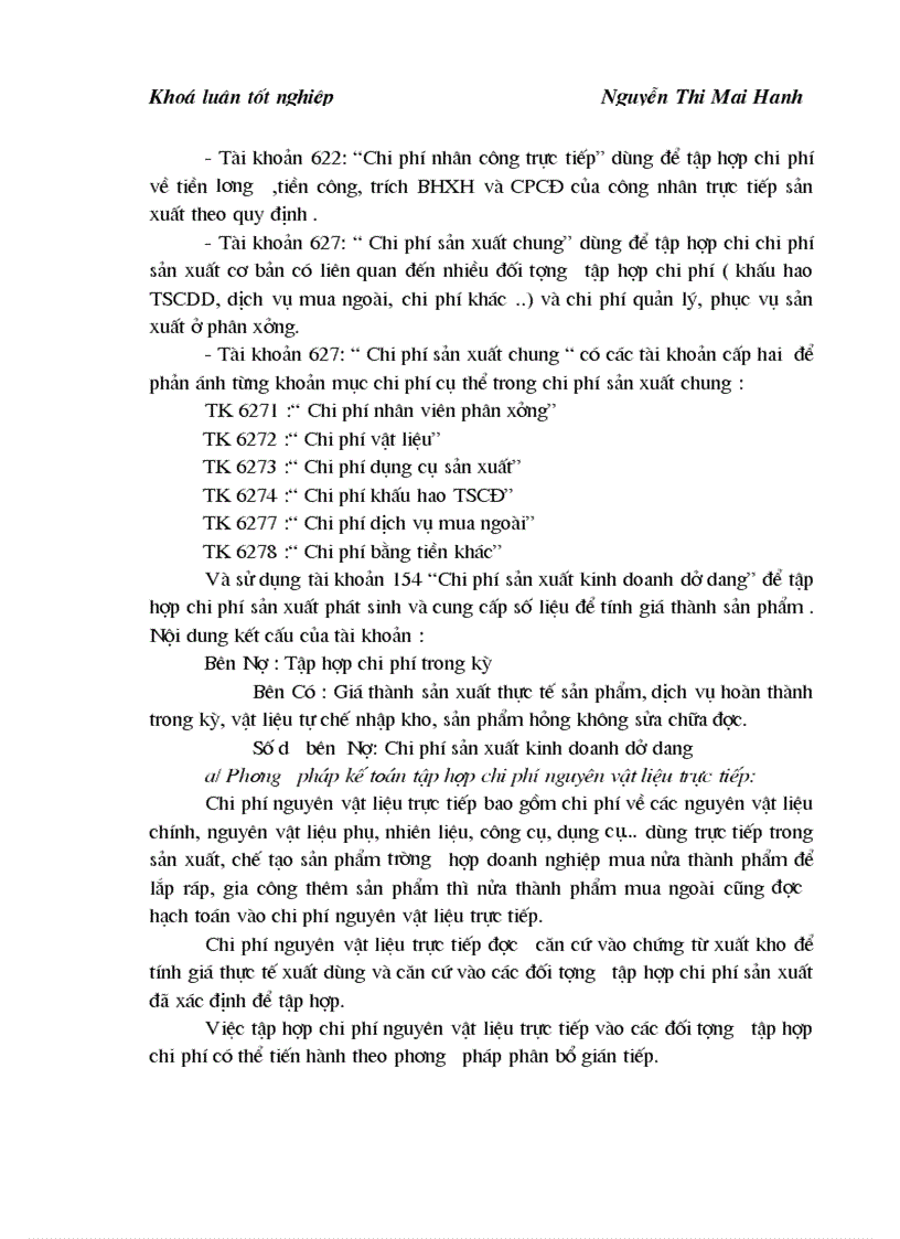 image for page Hạch toán chi phí sản xuất và tính giá thành sản phẩm tại Công ty TNHH Tài Triệu
