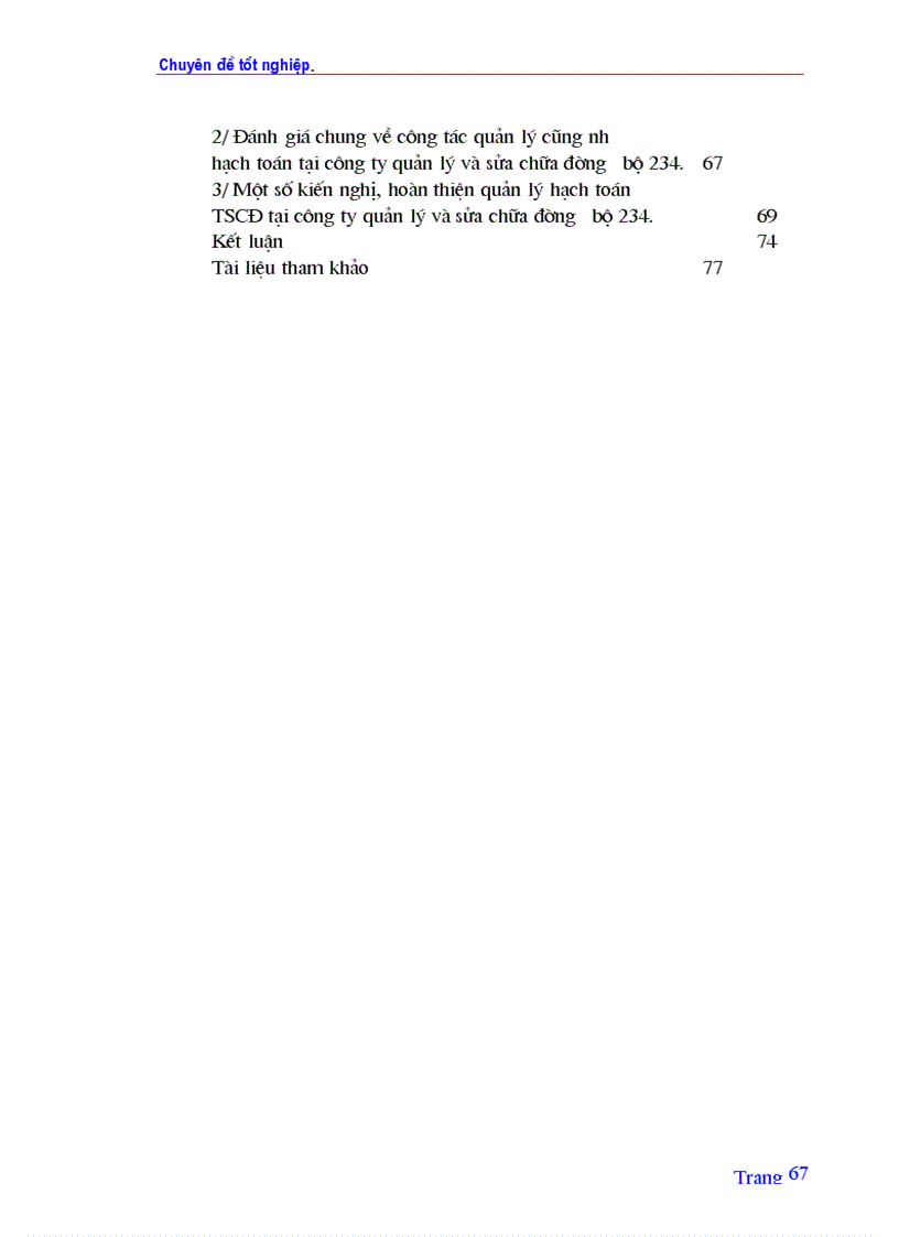 image for page Tổ chức hạch toán TSCĐ với việc nâng cao hiệu quả sử dụng TSCĐ ở Công ty quản lý và sửa chữa đường bộ 234