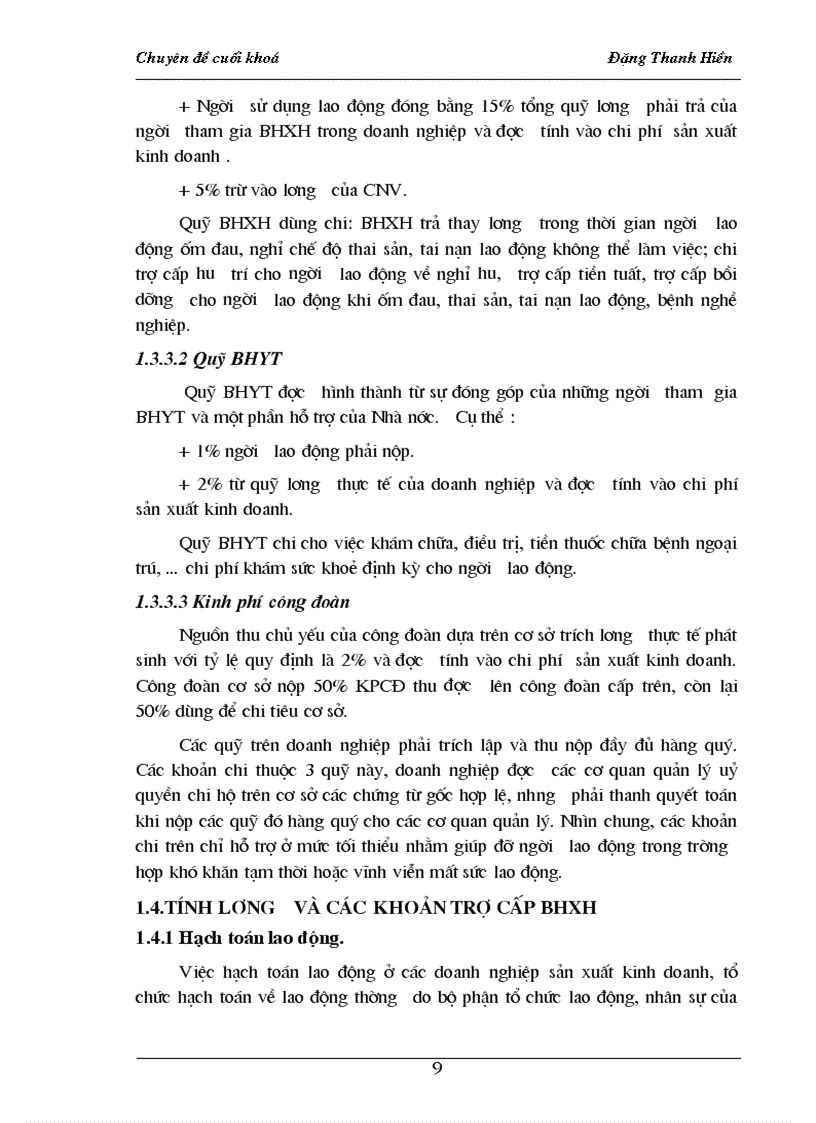 image for page Hoàn thiện công tác kế toán tiền lương và các khoản trích theo lương tại Xí nghiệp May X19 Công ty 247 BQP