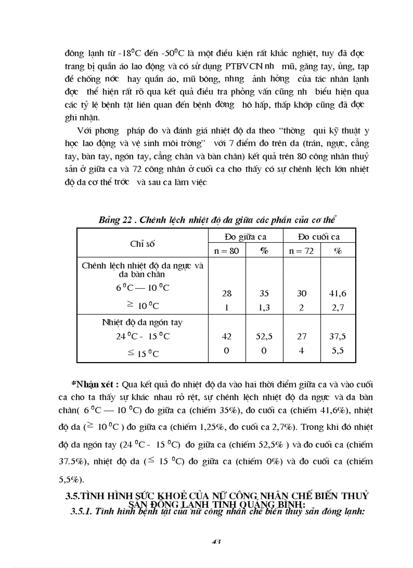 image for page Nghiên cứu đặc điểm môi trường lao động và tình hình sức khoẻ của nữ công nhân chế biến thuỷ sản đông lạnh tại Công ty cổ phần XNK thuỷ sản Quảng Bình