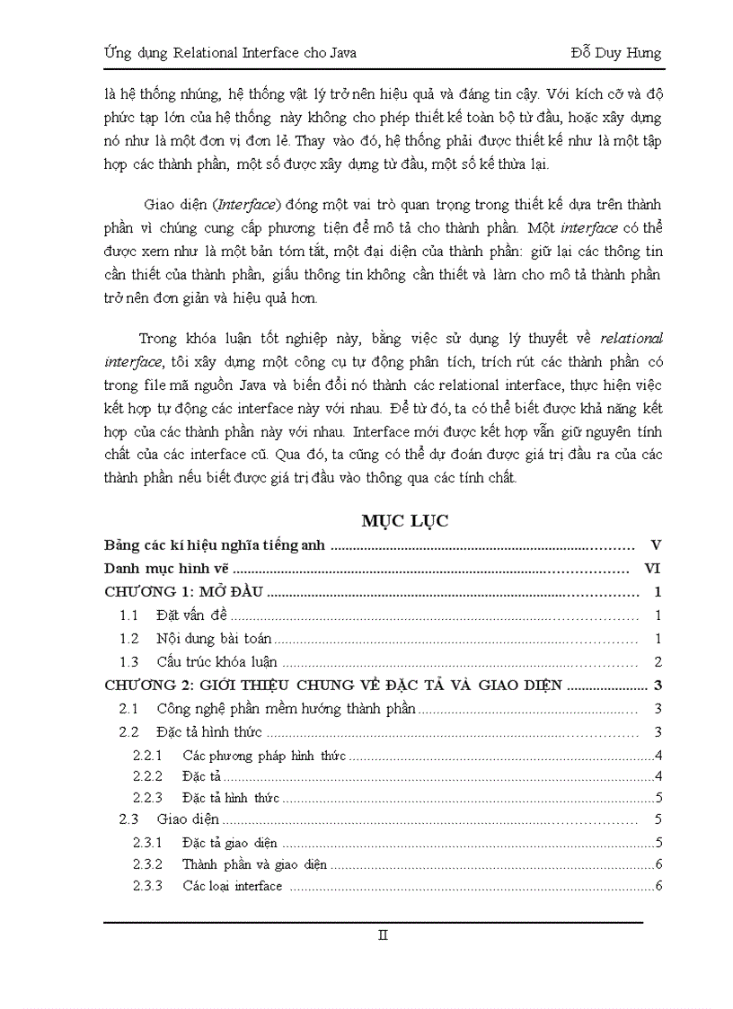 image for page Ứng dụng relational interface cho java