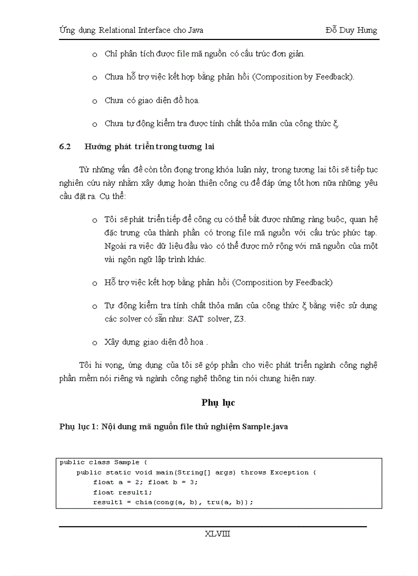 image for page Ứng dụng relational interface cho java