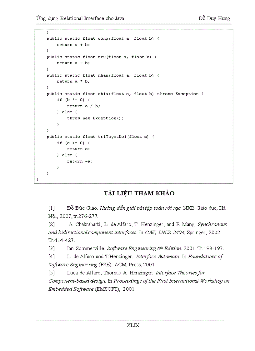 image for page Ứng dụng relational interface cho java
