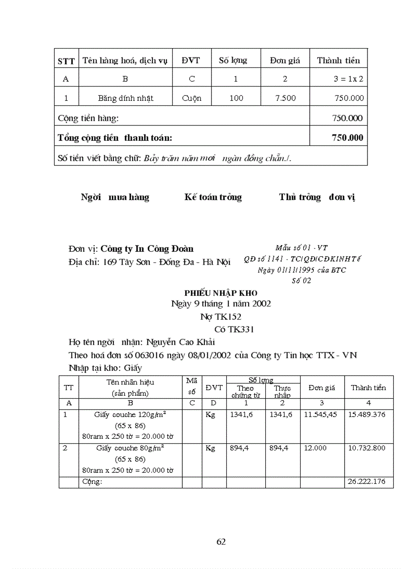 image for page Một số ý kiến đề xuất nhằm hoàn thiện công tác kế toán vật liệu ở công ty in công đoàn