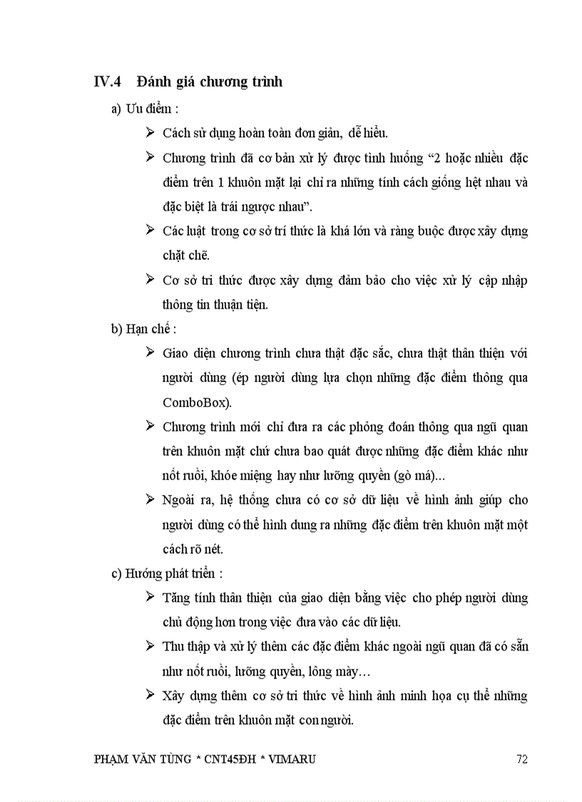 image for page Áp dụng mô hình hệ chuyên gia xây dựng chương trình đoán nhận tính cách người qua đặc tả khuôn mặt