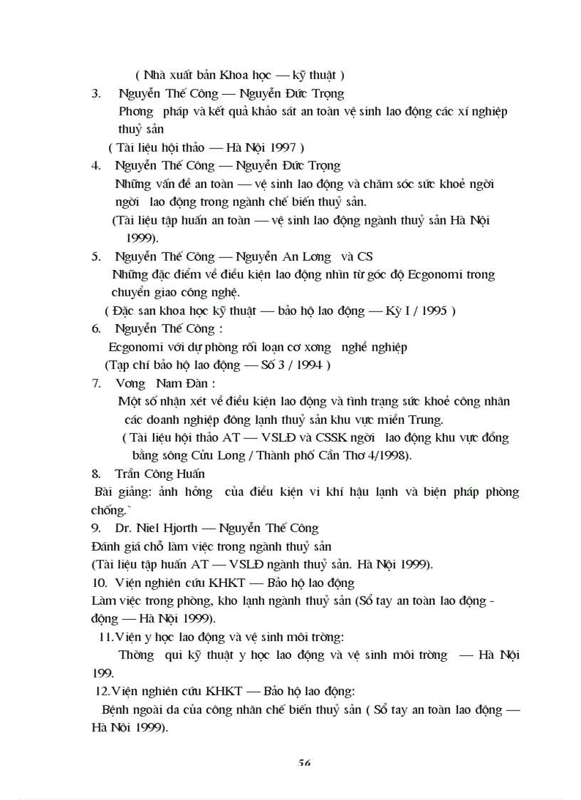 image for page Nghiên cứu đặc điểm môi trường lao động và tình hình sức khoẻ của nữ công nhân chế biến thuỷ sản đông lạnh tại Công ty cổ phần XNK thuỷ sản Quảng Bìn