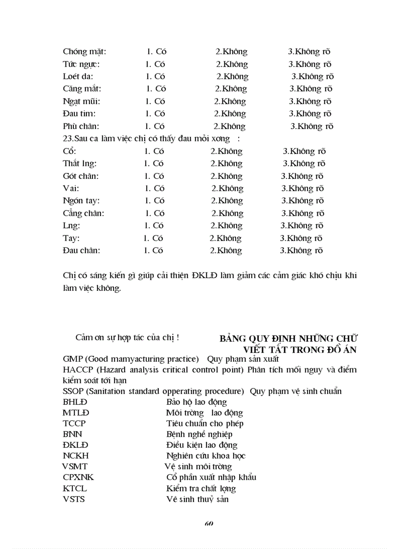 image for page Nghiên cứu đặc điểm môi trường lao động và tình hình sức khoẻ của nữ công nhân chế biến thuỷ sản đông lạnh tại Công ty cổ phần XNK thuỷ sản Quảng Bìn