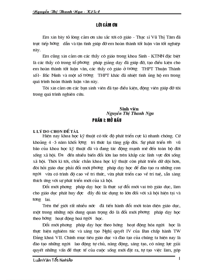 image for page Phân tích nội dung xây dựng bài giảng theo hướng lấy trò làm trung tâm nhằm nâng cao chất lượng bài giảng chương III Biến dị