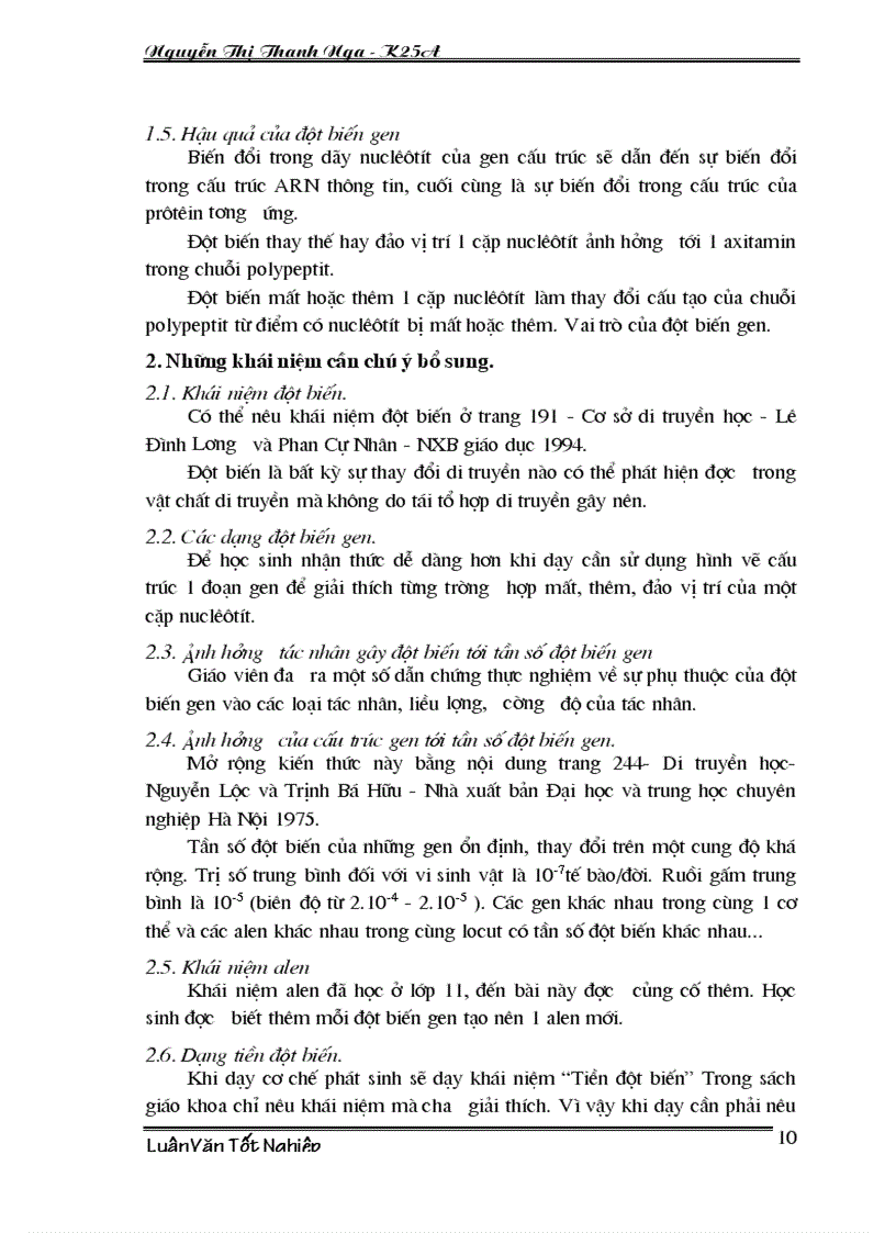 image for page Phân tích nội dung xây dựng bài giảng theo hướng lấy trò làm trung tâm nhằm nâng cao chất lượng bài giảng chương III Biến dị