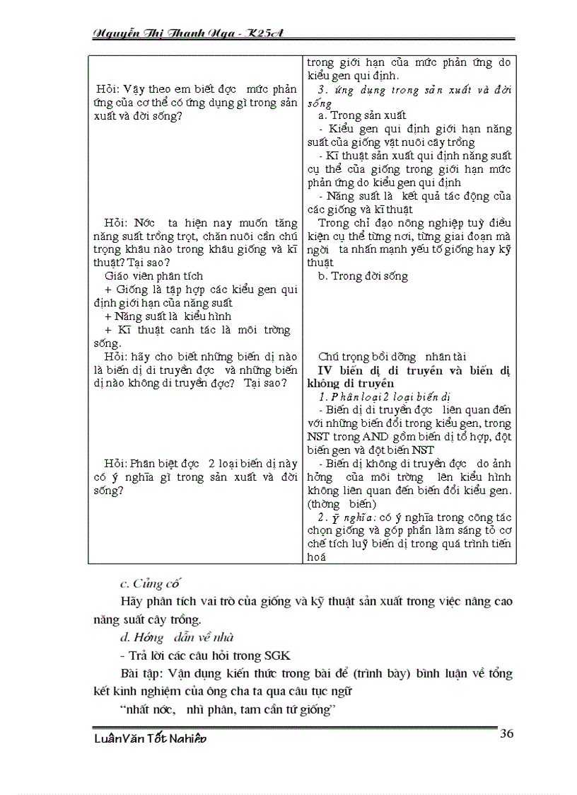 image for page Phân tích nội dung xây dựng bài giảng theo hướng lấy trò làm trung tâm nhằm nâng cao chất lượng bài giảng chương III Biến dị