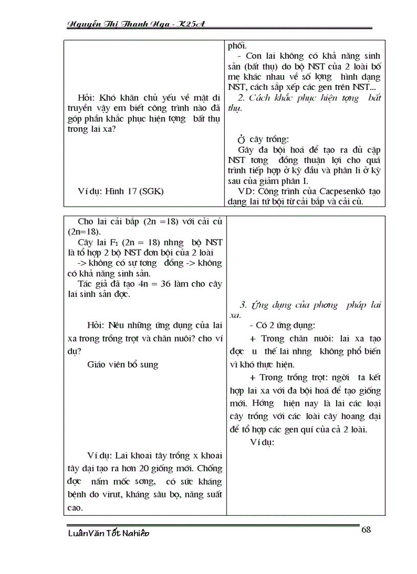 image for page Phân tích nội dung xây dựng bài giảng theo hướng lấy trò làm trung tâm nhằm nâng cao chất lượng bài giảng chương III Biến dị