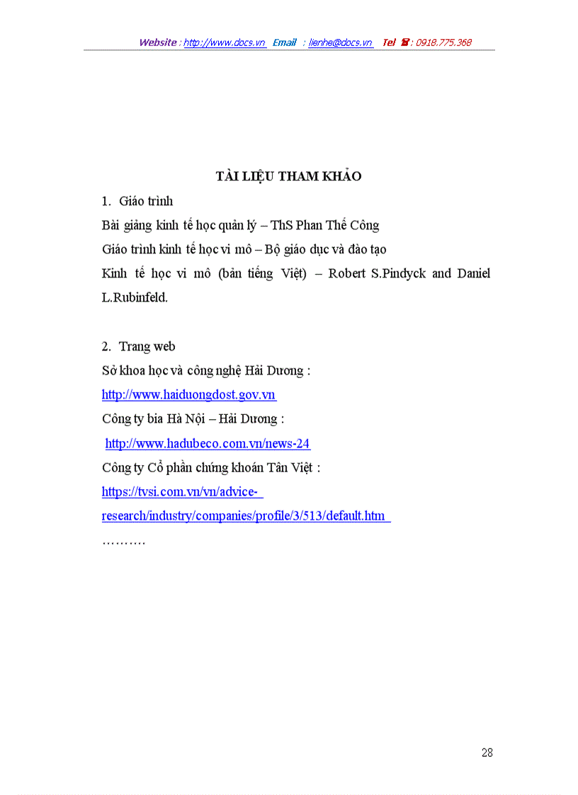 image for page Phương pháp nghiên cứu và các kết quả phân tích tình hình hoạt động của công ty cổ phần bia Hà Nội Hải Dương