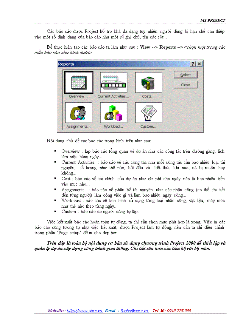 image for page Microsoft project