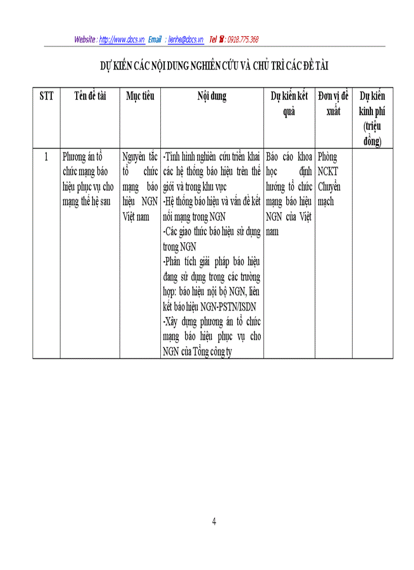 image for page Chiến lược phát triển mạng Viễn thông của Tổng công ty Bưu chính viễn thông Việt nam lên mạng thế hệ sau NGN