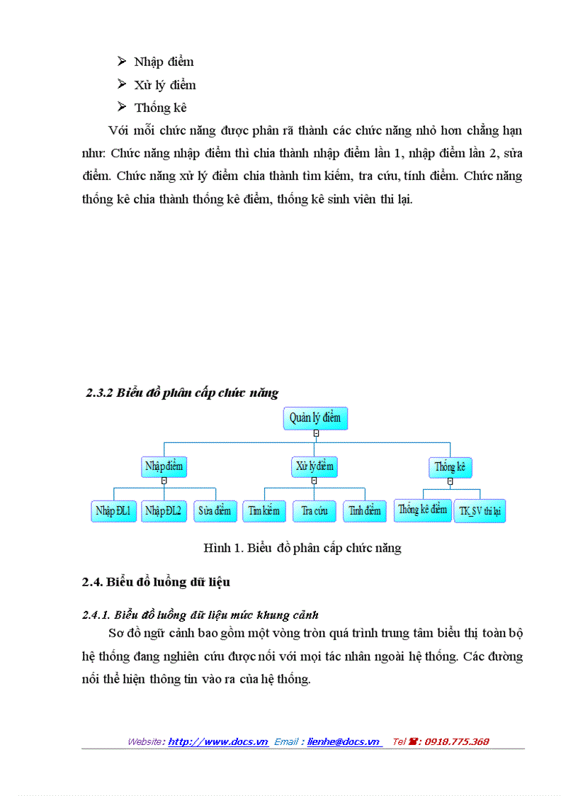 image for page Phân tích và thiết kế hệ thống thông tin quản lý điểm sinh viên hệ Cao đẳng