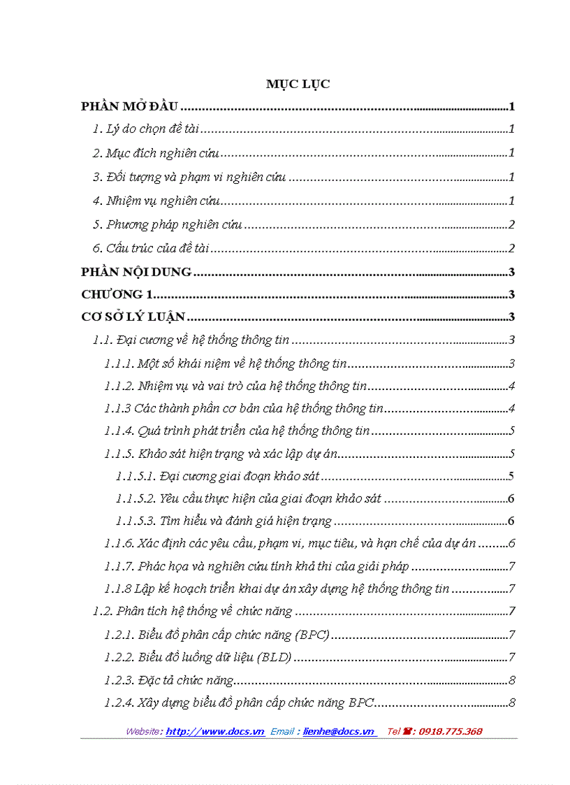 image for page Phân tích và thiết kế hệ thống thông tin quản lý điểm sinh viên hệ Cao đẳng