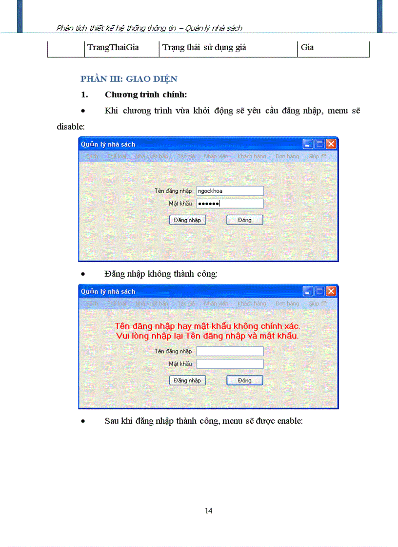 image for page Phân tích thiết kế hệ thống thông tin quản lý nhà sách
