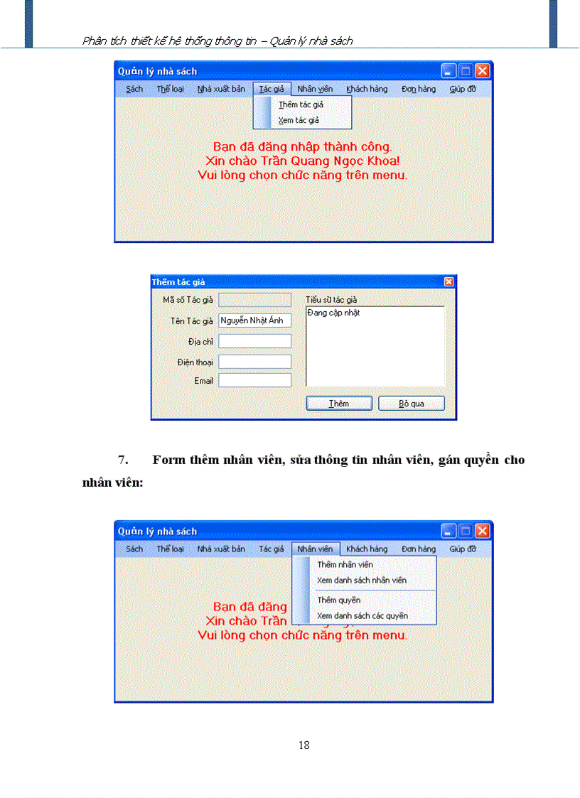 image for page Phân tích thiết kế hệ thống thông tin quản lý nhà sách