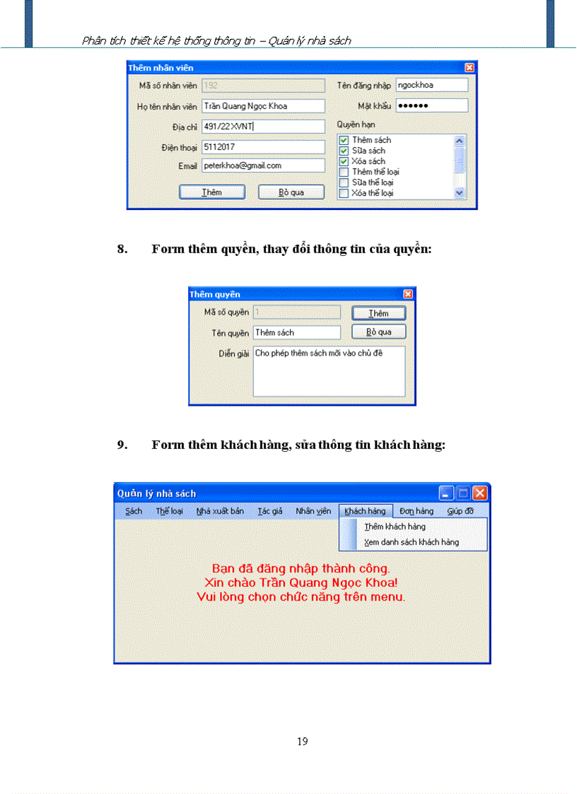 image for page Phân tích thiết kế hệ thống thông tin quản lý nhà sách