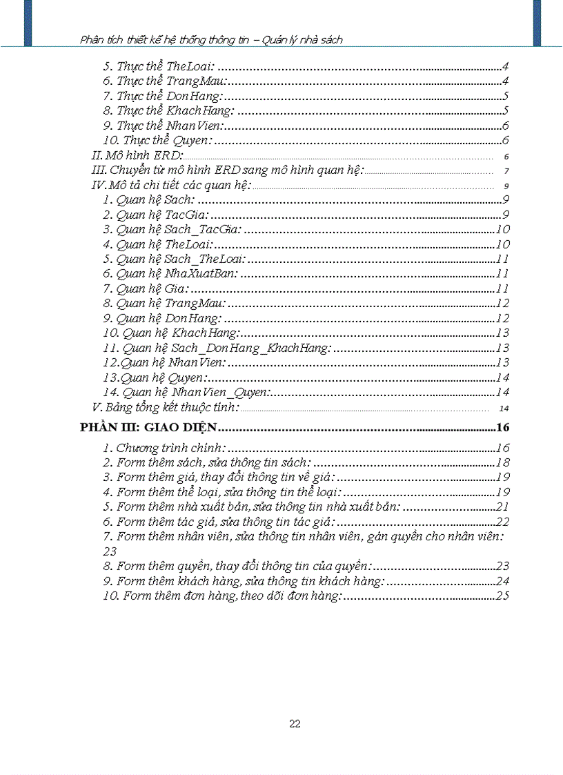 image for page Phân tích thiết kế hệ thống thông tin quản lý nhà sách