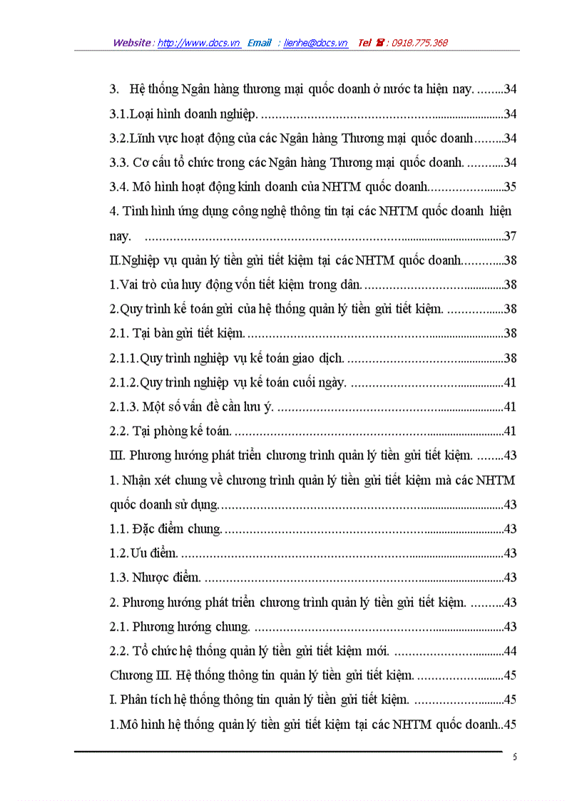 image for page Tin học hoá công tác quản lý tiền gửi tiết kiệm cho các Ngân hàng thương mại quốc doanh và hệ thống Ngân hàng Việt Nam