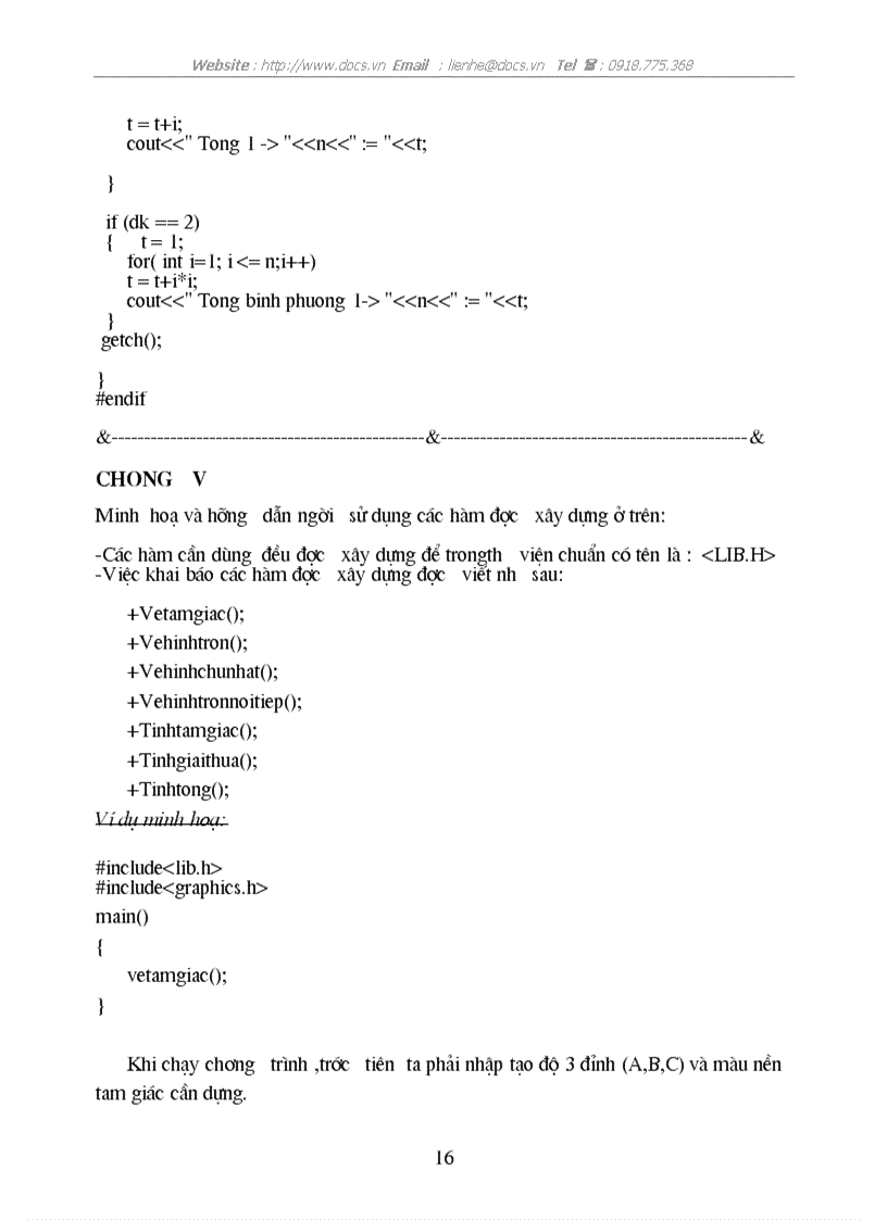 image for page Chương trình xây dựng hàm C