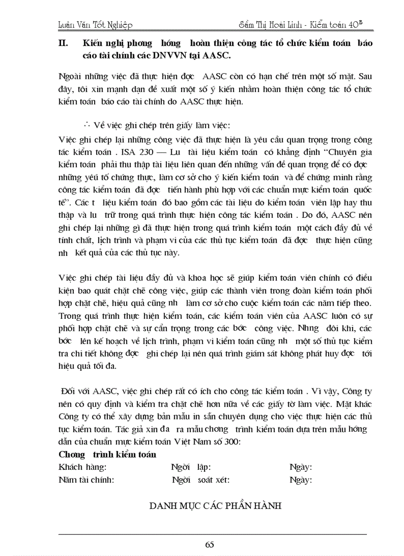 image for page Tổ chức kiểm toán báo cáo tài chính các DNVVN do Công ty Dịch vụ Tư vấn Tài chính Kế toán và Kiểm toán thực hiện