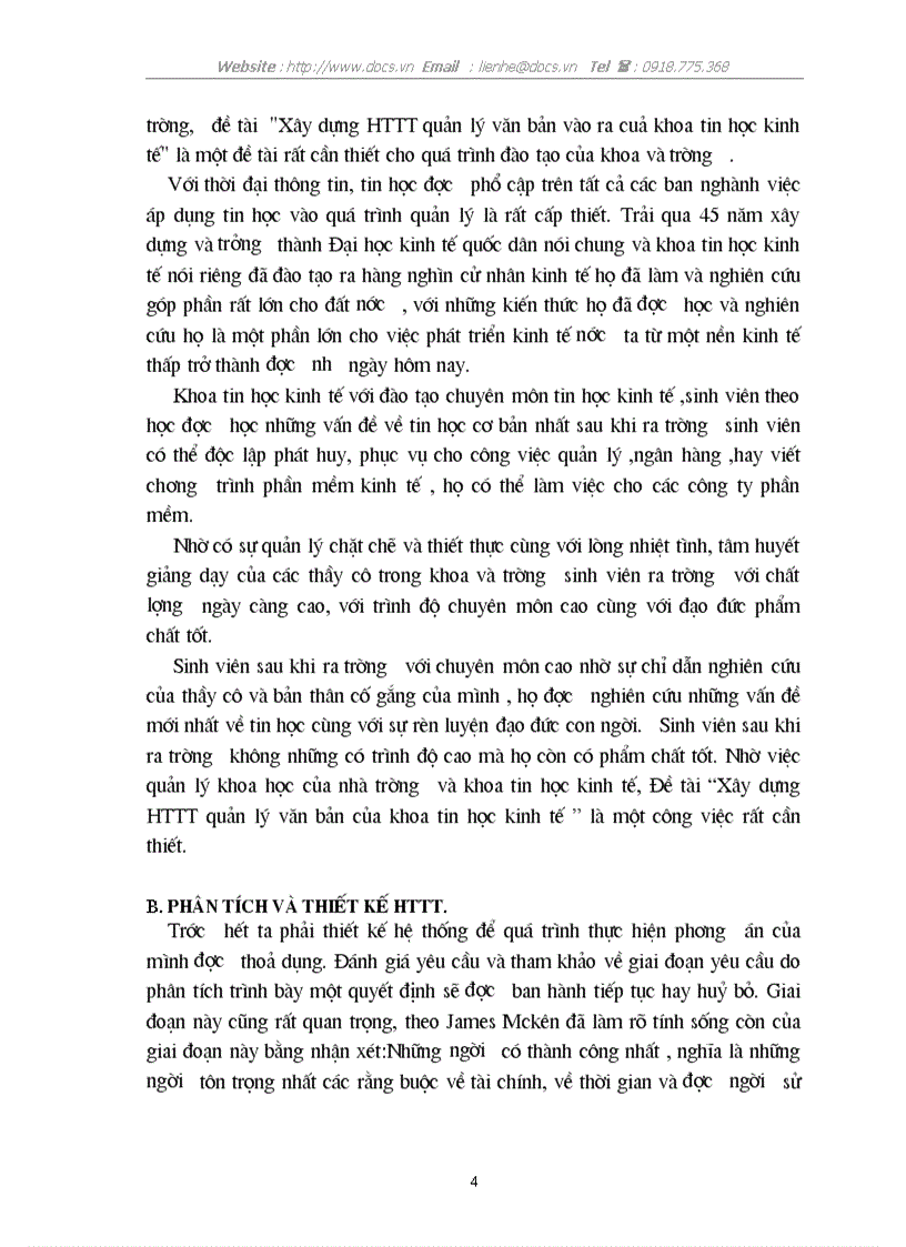 image for page Xây dựng hệ thống thông tin quản lý các văn bản đến và đi của khoa tin học kinh tế