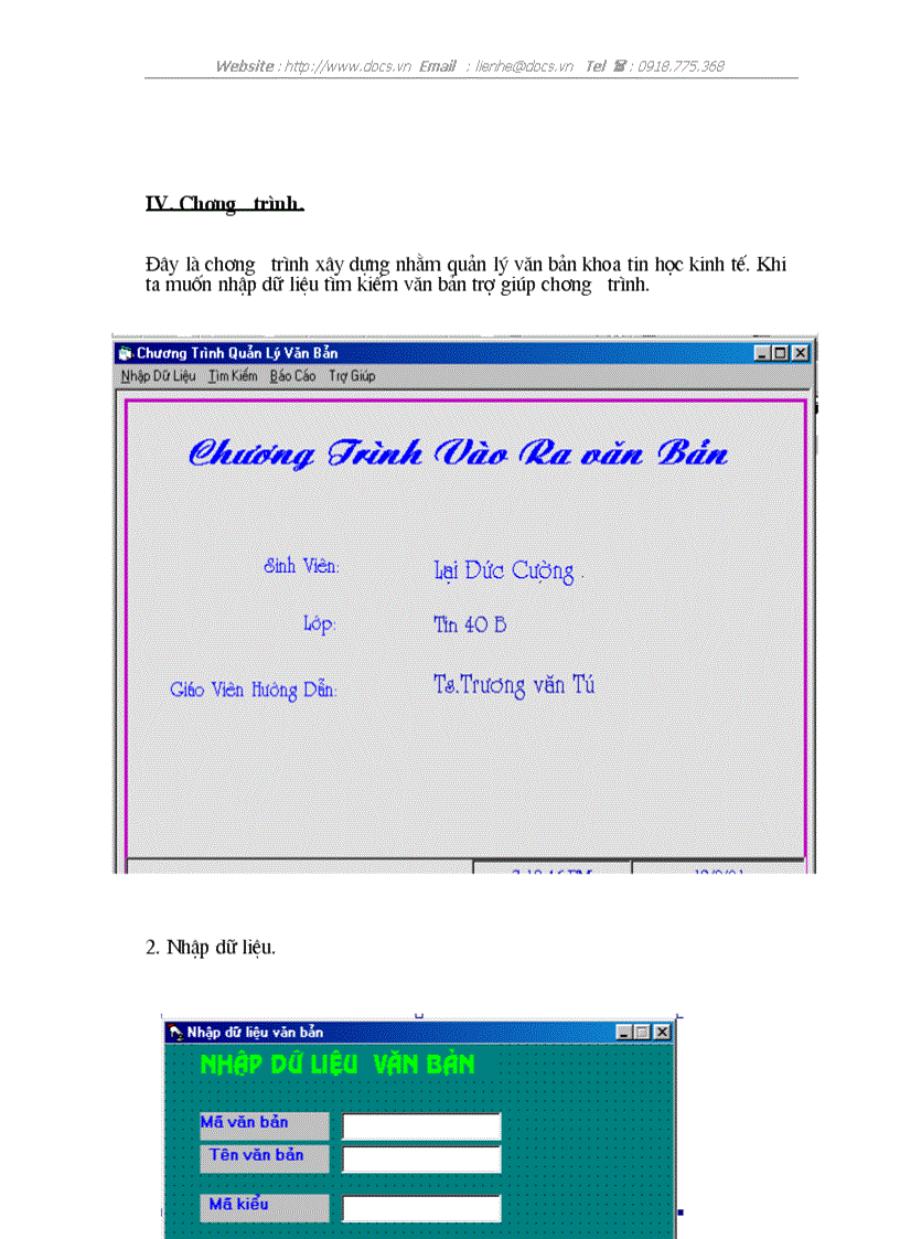 image for page Xây dựng hệ thống thông tin quản lý các văn bản đến và đi của khoa tin học kinh tế
